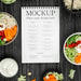 Free Flat Lay Mock-Up With Delicious Food Psd