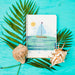 Free Flat Lay Notepad Mockup With Summer Elements Psd