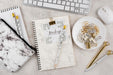 Free Flat Lay Of Elegant And Minimal Desk Psd