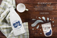 Free Flat Lay Of Milk Bottle With Mock-Up Psd