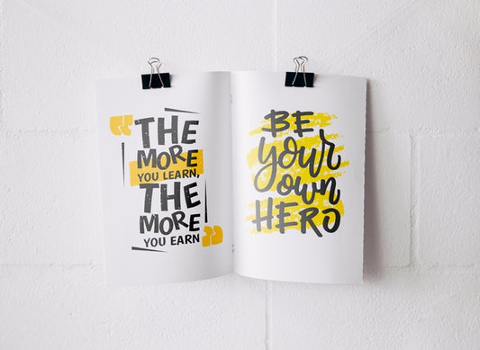 Free Flat Lay Paper Mockup On Workspace Psd