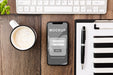 Free Flat Lay Smartphone Mock-Up With Coffee Psd