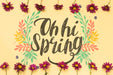 Free Flat Lay Spring Mockup With Copyspace Psd