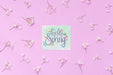 Free Flat Lay Spring Mockup With Greeting Card Psd
