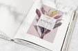 Free Floral Magazine Mockup With Blank Space Psd