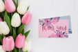 Free Floral Wedding Invitation Mockup Watercolor Psd