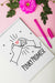 Free Floral Wedding Notepad Mockup Psd