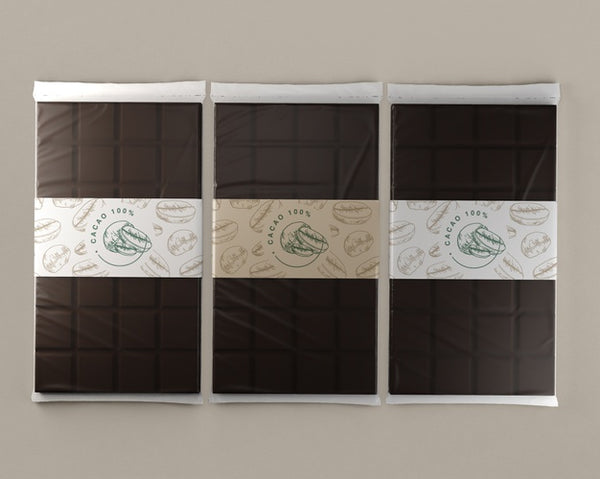 Free Foil Chocolate Tablets Mock-Up Psd