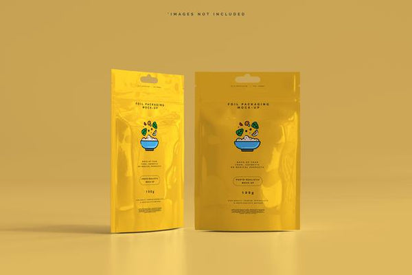 Free Foil Packaging Mockup Psd