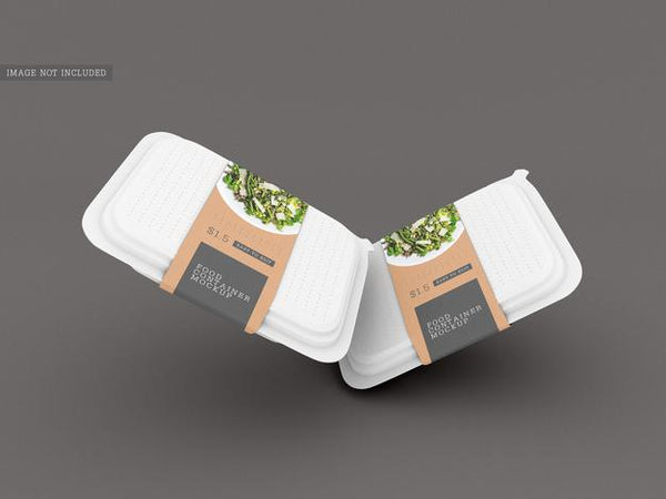 Free Food Box Packaging Mockup Psd