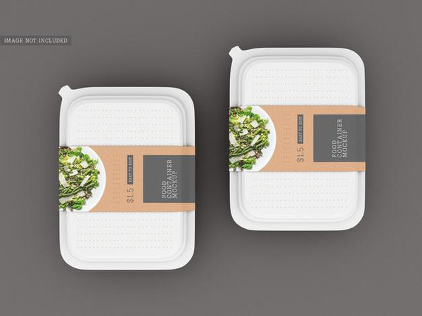 Free Food Box Packaging Mockup Psd
