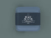 Free Food Container, White Box Mockup With Craft Cardboard Cover For Branding And Identity. Psd