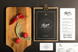 Free Food Menu Concept Mock-Up Psd
