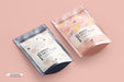 Free Food Supplement Pouch Packaging Mockup Psd