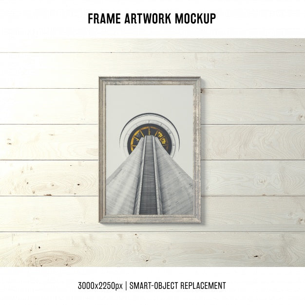 Free Frame Artwork Mock Up Psd