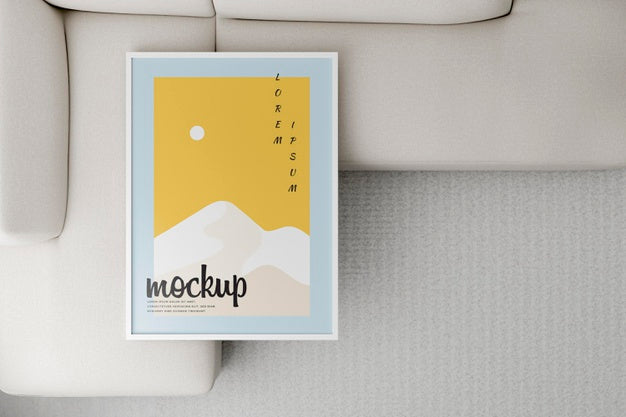 Free Frame Mock-Up Assortment Indoors Psd
