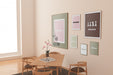 Free Frame Mockup In Living Room Psd