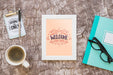Free Frame Mockup With Coffee Psd