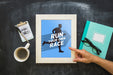 Free Frame Mockup With Coffee Psd