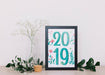 Free Frame Mockup With Floral Decoration Psd
