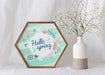 Free Frame Mockup With Spring Flowers Psd