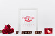 Free Frame Mockup With Valentine Concept Psd