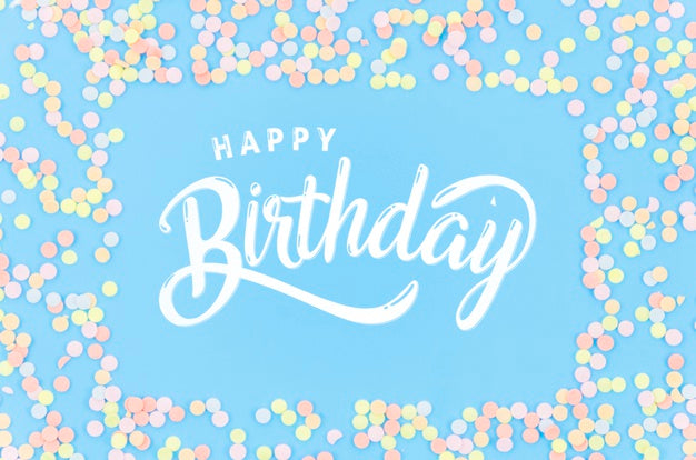 Free Frame Of Candies For Birthday Party Psd