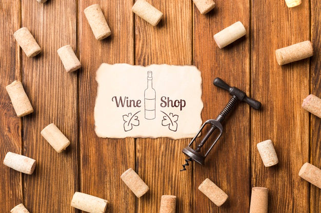 Free Frame Of Stoppers With Corkscrew Psd