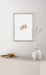 Free Frame On Wall With Flower In Vase Psd