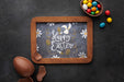 Free Frame With Chocolate Eggs Psd