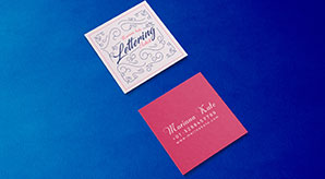 Free Front & Back Square Business Card Mockup Psd – DreamBundles