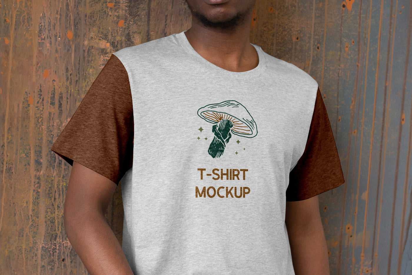 Free Front T-Shirt Mockup