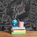 Free Front View Back To School With Pile Of Books Psd