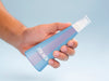 Free Front View Blue Fragrance Bottle Mock-Up Psd