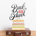 Free Front View Briefcase With Pile Of Books Psd