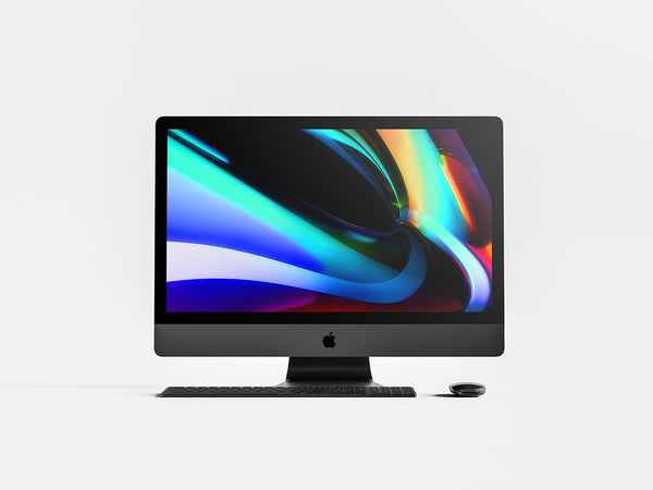 Free Front View Imac Pro Mockup