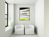 Free Front View Minimalist Interior Assortment With Frame Mock-Up Psd