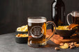 Free Front View Of Beer Pint With Assortment Of Snacks Psd