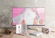 Free Front View Of Designer Desk With Acuarelas Psd