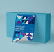 Free Front View Of Paper Mock-Up With Geometrical Design Psd