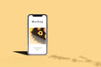 Free Front View Of Smartphone With Shadow And Copy Space Psd