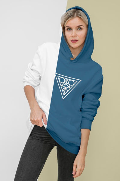 Free Front View Of Stylish Woman In Hoodie Psd