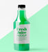 Free Front View Of Transparent Glass Bottle With Juice Psd