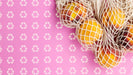 Free Fruit Inside Turtle Bag With Background Mock-Up Psd