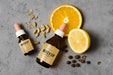 Free Fruits Serum Top View Psd