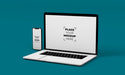 Free Full Screen Smartphone And Laptop Mockup Design Psd