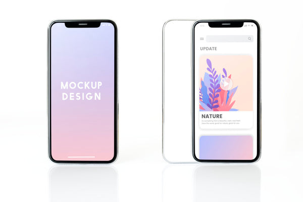 Free Full Screen Smartphone Mockup Design Psd