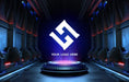 Free Futuristic Pedestal For Logo Mockup Psd