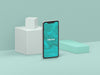 Free Geometrical Shapes Concept Mock-Up Psd