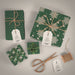 Free Gifts Wrapped In Green Decorative Paper Psd
